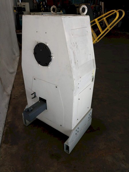 1100 LB X 16" GSW MODEL #MHM0.5/1250SO SERVO MOTORIZED COIL REEL UNCOILER: STOCK 12990