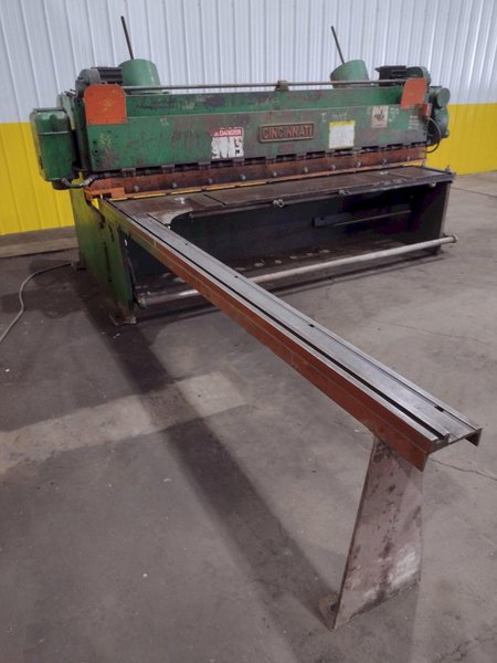 10' X 1/4" CINCINNATI MODEL #1810 MECHANICAL POWER SQUARING SHEAR: STOCK #19012