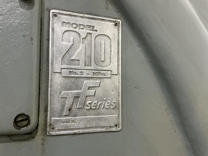 #210 KEARNEY &amp; TRECKER MODEL #210TF PLAIN HORIZONTAL MILL: YOBRO #25177