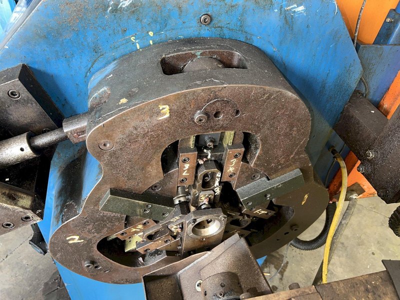 3" KINEFAC MODEL #MC-6-F "KINE-ROLLER" 3-DIE AUTOMATIC THREAD ROLLER THREADER: STOCK #17073