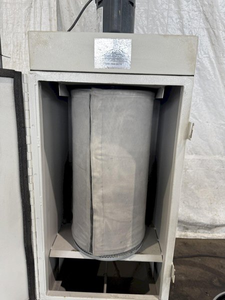 CYCLONE SAND BLAST CABINET W/ DUST COLLECTOR. STOCK # 0236325.