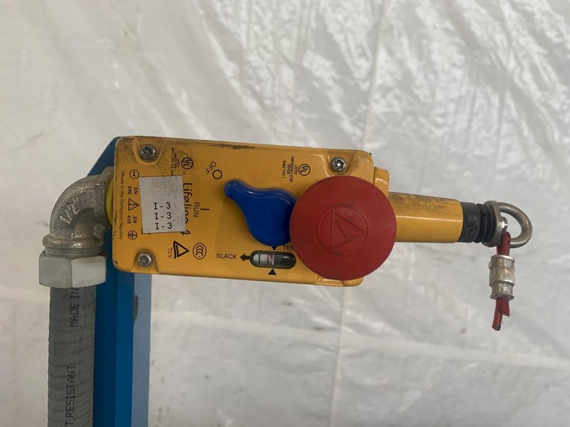 24" X 120" x 30" HYTROL MODEL # 138-ACC POWERED ROLLER CONVEYOR. STOCK # 0640123.