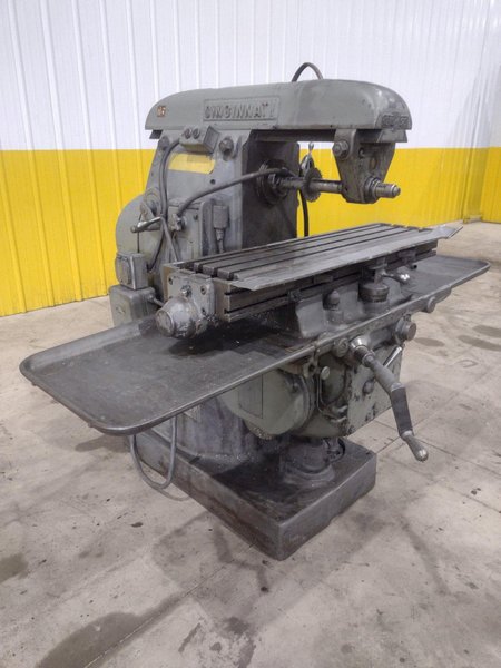 3 HP CINCINNATI MODEL 1-18 PLAIN HORIZONTAL MILLING MACHINE: STOCK #21031