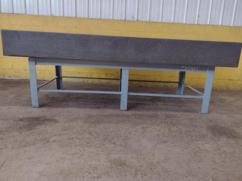 8' X 4' X 10" CHALLENGE PRECISION LAYOUT INSPECTION GRANITE TABLE: STOCK #23801