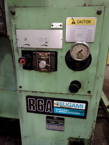 1.75" TSUGAMI MODEL #R6A 2-ROLL CYLINDRICAL THREAD ROLLER: STOCK #16216