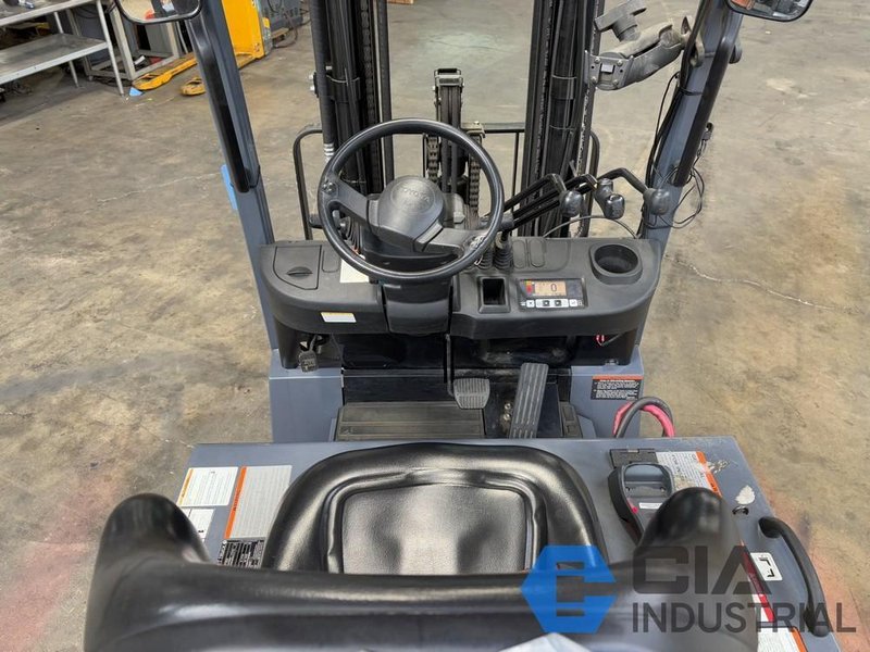 2021 - 4,000 LB. TOYOTA MODEL 8FBCU20-COMP SIT-DOWN ELECTRIC FORKLIFT