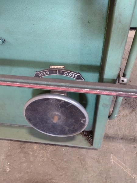42" X 50 HP TIMESAVER MODEL #343-1SG  SLAG GRINDER BELT SANDER WITH HAMMOND DUST COLLECTOR: STOCK #17009