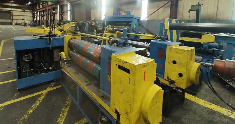 60" x 7.50" x 40,000# Loopco Slitting Line STOCK# 4489