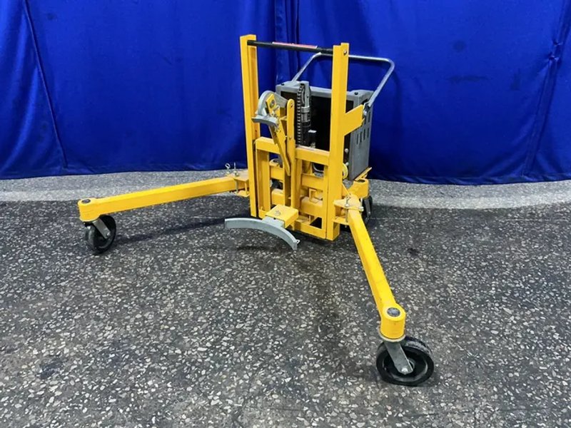 Vestil 1500 Lbs  Hydraulic Drum Transporter - Dcr-880-h-dc