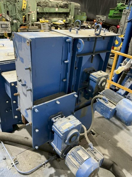 60" x 60" BCP MODEL #A4-9479 SPINNER HANGER SHOT BLAST MACHINE, NEW 1999: YOBRO #26149