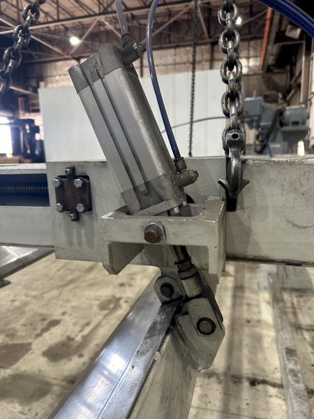 30" x 14 GA DALCOS MODEL #PXN-800 AUTOMATIC COIL HYDRAULIC PUNCHING MACHINE: STOCK #20332