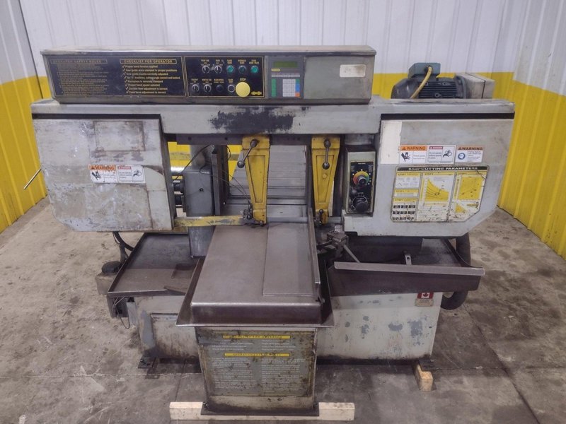 16" X 20" HYD MECH MODEL #S-23A SWIVEL MITRE HORIZONTAL AUTOMATIC BANDSAW: YOBRO #23905
