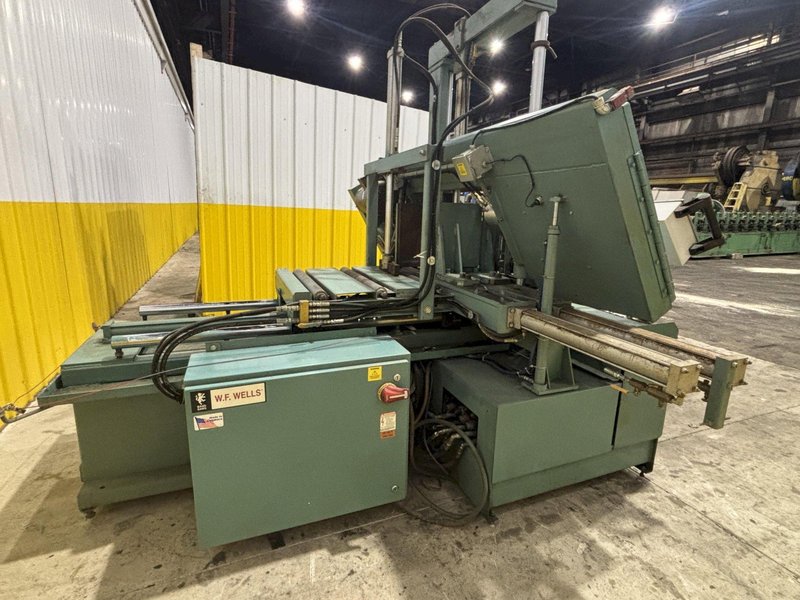 16" x 20" W.F. WELLS (NEW 2023) MODEL F-1620-A CNC AUTOMATIC HORIZONTAL BANDSAW W/ BUNDLING: STOCK #22088