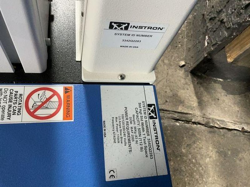 Instron  112 Lb Single Column Testing System - 3342q 2283