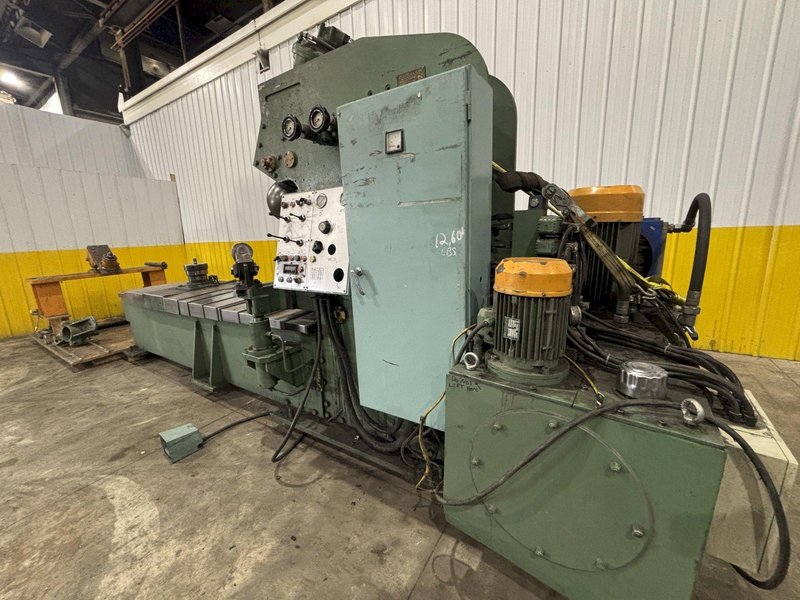 1/2" X 13' BOLDRINI MODEL #RIB0-13-HY HYDRAULIC HEAD FLANGER &amp; DISHING MACHINE: STOCK #23190