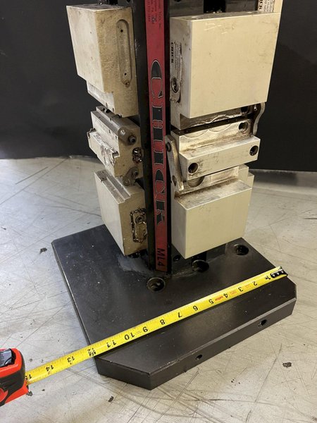 Chick ML4B08 Aluminum Workholding Vise Tombstone | 12" Base | 3x 4" Vices