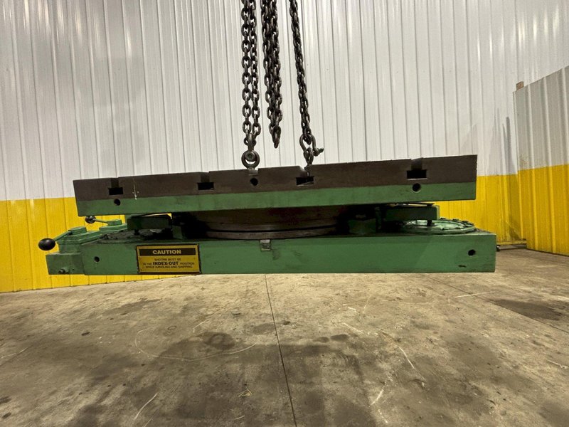 36" X 48" GIDDINGS &amp; LEWIS AIR LIFT ROTARY TABLE: STOCK #23587