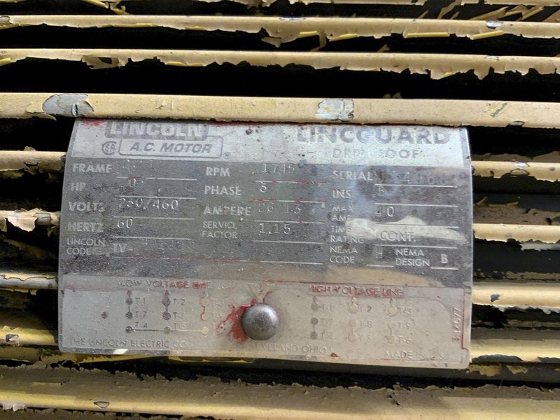 80 TON FABRILINE MODEL FP-80 HYDRAULIC C-FRAME FLANGE PUNCH: STOCK #81508