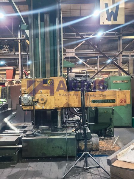 5" Giddings &amp; Lewis Table Type Horizontal Boring Mill