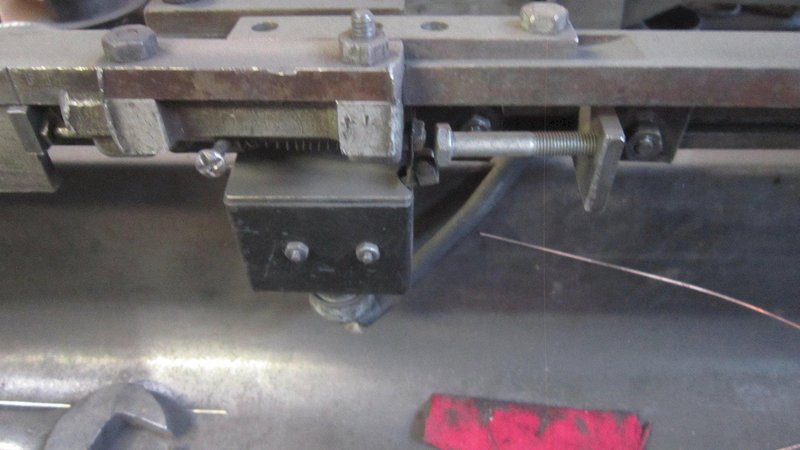 012" - .080" Lewis Model "0" Wire Straighten &amp; Cut Machine (14527)