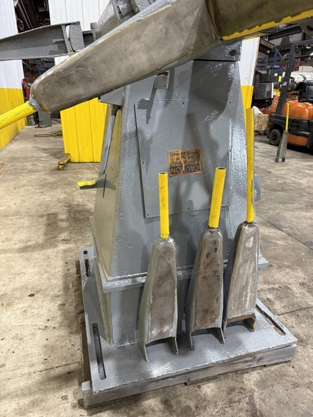 2500 LBS X 12" COOPER WEYMOUTH DOUBLE END PULL-OFF COIL REEL UNCOILER: STOCK #22618