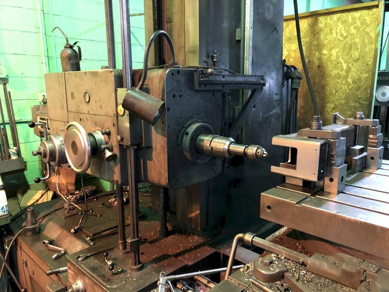 4" LUCAS MODEL #44IB-72 HORIZONTAL BORING MILL: STOCK 18230