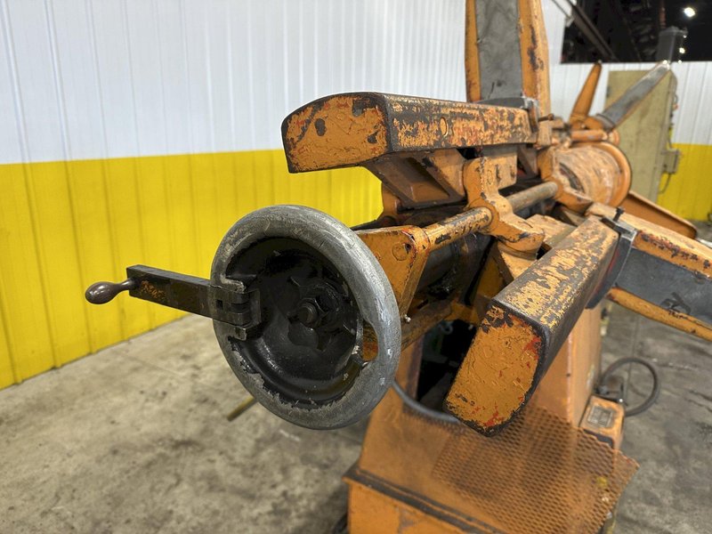 2500 LBS X 24" COOPER WEYMOUTH DOUBLE END PULL-OFF COIL REEL UNCOILER: STOCK #22620