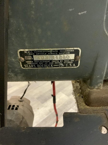 12" CRAFTSMAN VERTICAL BANDSAW: STOCK #80352