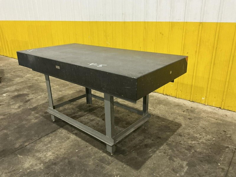 6' X 3' X 7" THICK BLACK GRANITE PRECISION INSPECTION TABLE: YOBRO #26197
