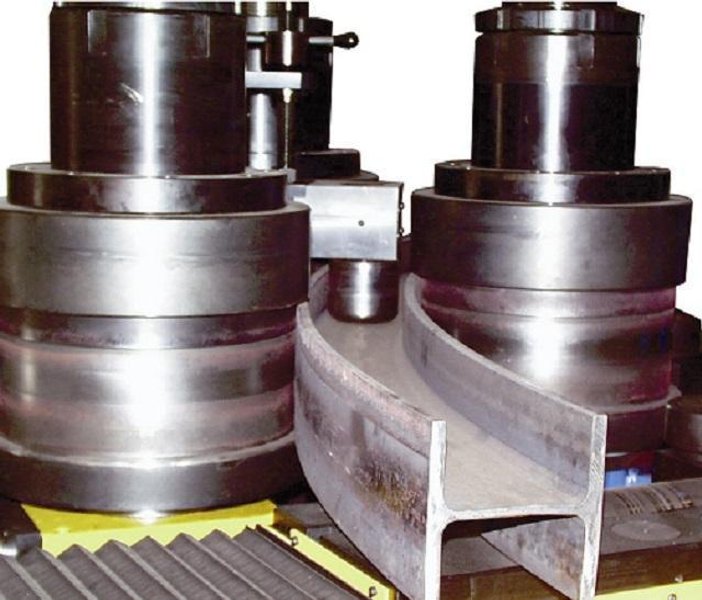 (2015) 10" X 10" X .40" TAURING ALPHA-200CNCI CNC ANGLE BENDING ROLL. STOCK # 0744422