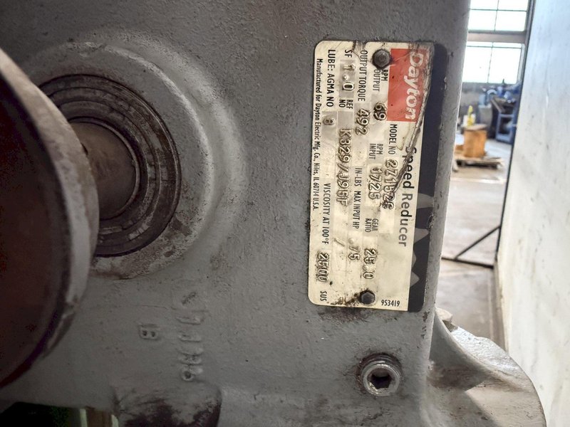 1,800 LB X 12" RAPID AIR XL-1812-M POWERED UNCOILER. STOCK # 0773625
