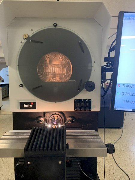 16" BATY Model R400 Bench Top Optical Comparator, S/N 2056.