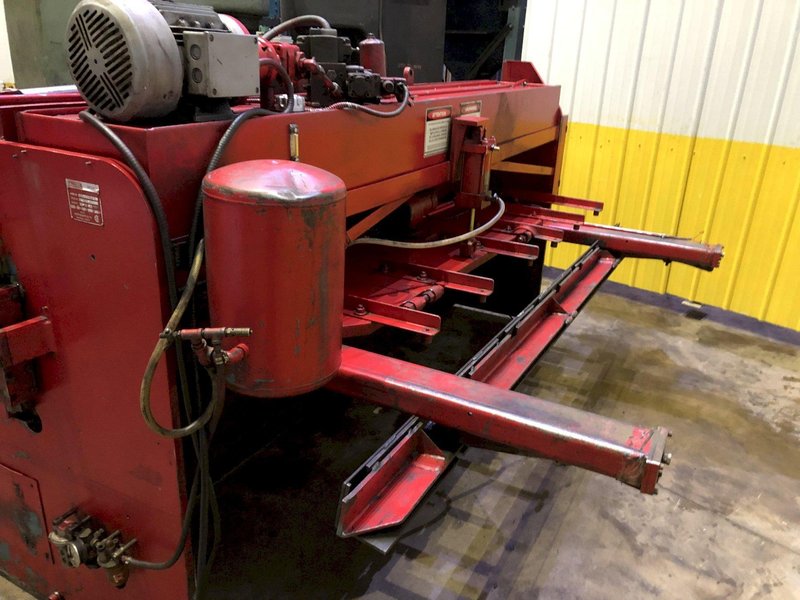 10' X 10 GAUGE ALLSTEEL METAL HYDRAULIC POWER SQUARING SHEAR: STOCK #18315