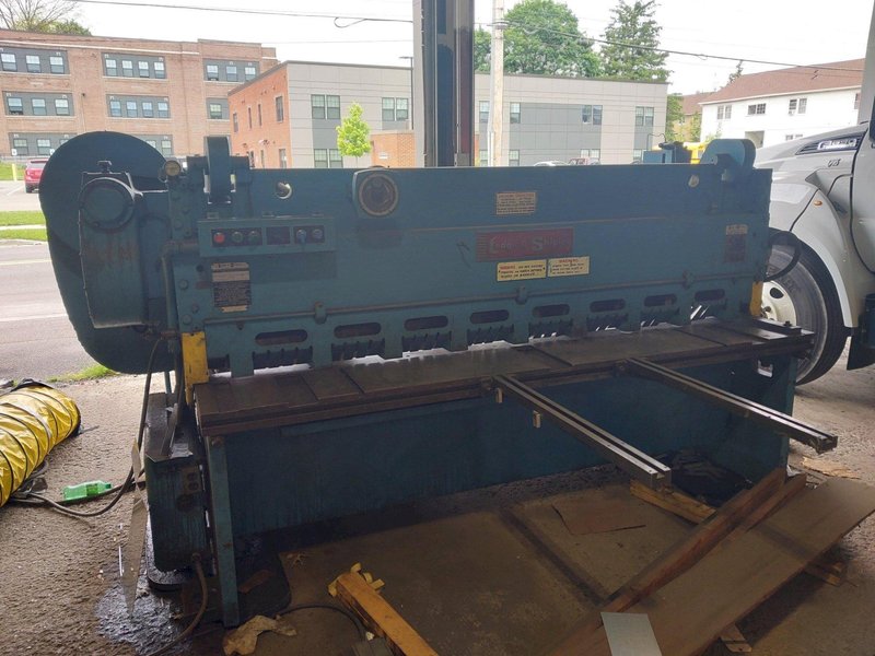 8' X 1/4" LODGE &amp; SHIPLEY MODEL #0408 MECHANICAL POWER SQUARING SHEAR : YOBRO 26394