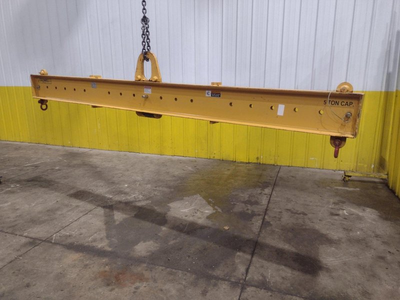 10,000 LBS X 128" X 10" CALDWELL MODEL #17-5-10 SPREADER BAR: YOBRO #24576