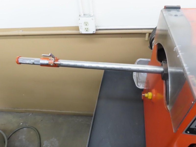 Ipsco International PCO-2 Pin Cut Off and Grinding Machine w Cabinet and Contents- Auction Item