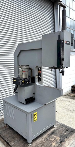 8 Ton Haeger 824 Insertion Press, 24" Throat, Feeder