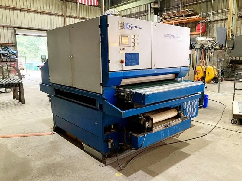 2008 Butfering Steelmaster SPW 413 Abrasive Finishing Machine (#6075)