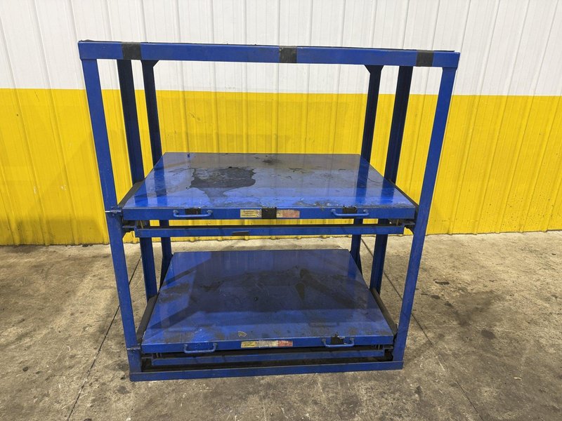 (4) 1,000 LB CAPACITY DIE RACKS W/ SLIDING SHELVES: YOBRO #24478