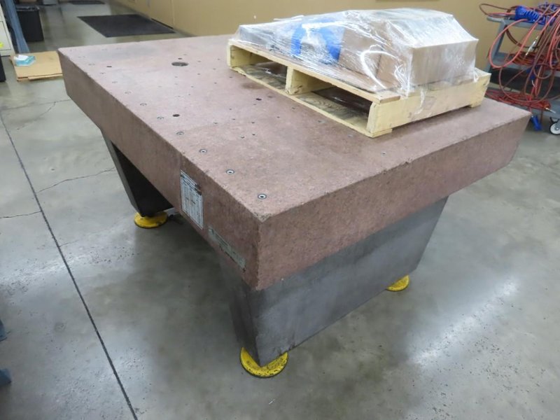 Charmilles Andrew 48"x 60" x 8.5"   Pink Granite Surface Plate - Contents NOT Included- Auction Item