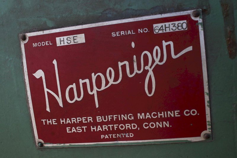 HARPERIZER MODEL HSE FINISHING MACHINE:  STOCK #76502
