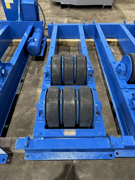 40 TON (80,000 LBS) ARONSON POWERED TANK TURNING ROLLS, 1 DRIVE &amp; 3 IDLERS: YOBRO #26164