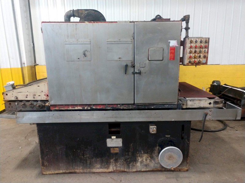 52" TIMESAVER MODEL #252-3CMW BELT GRINDER METAL FINISHER: STOCK 14849