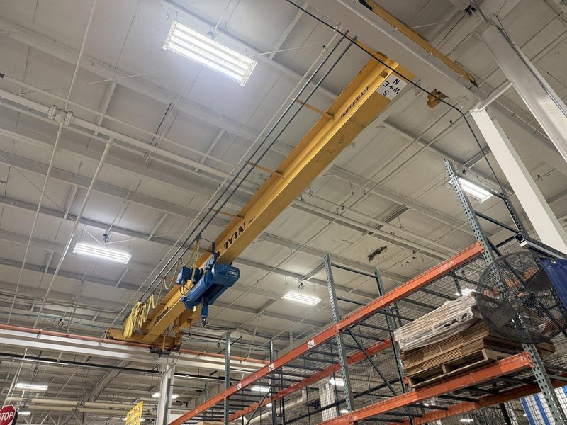 10 TON x 35' WIDE X 180' LONG BREHOB SHAW BOX TOP RUNNING BRIDGE CRANE SYSTEM : YOBRO 25774
