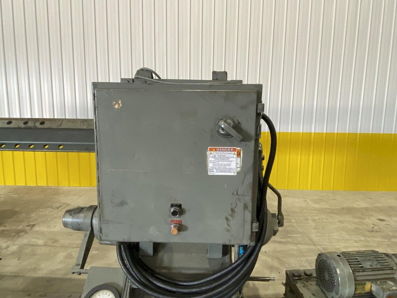150 TON DAKE HORIZONTAL INCLINED HYDRAULIC WHEEL PRESS: STOCK #20382