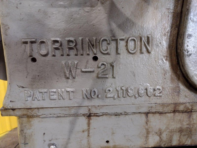.072" X 1" COIL TORRINGTON MODEL #W-21 SPRING COILER / COIL MACHINE: STOCK #18724