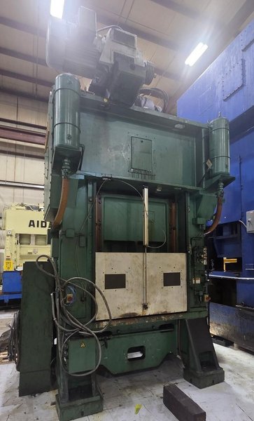 Minster Highspeed 300-ton Capacity Model E2-300-54-40 Straight Side Mechanical Stamping Press For Sale, Year 2000