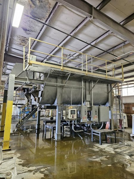 Custom Built Stainless Steel Dual Double Helix Ribbon Blender, 2000