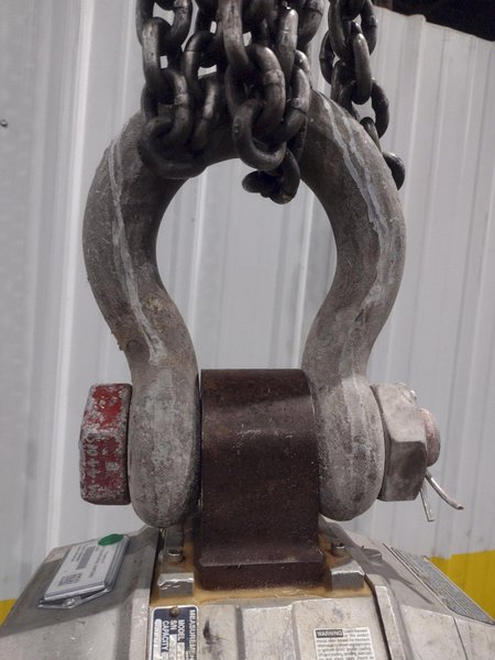 50,000 LBS MSI MODEL #6260CS TRANS-WEIGH WIRELESS LOAD CELL, FOR CRANE SCALE: YOBRO #24759