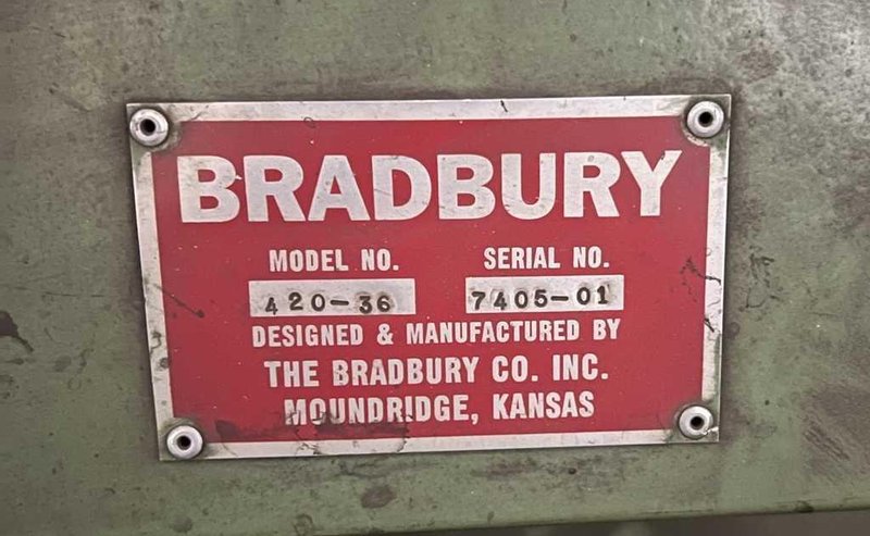10,000# x 36" Bradbury Uncoiler w/Coil Car
